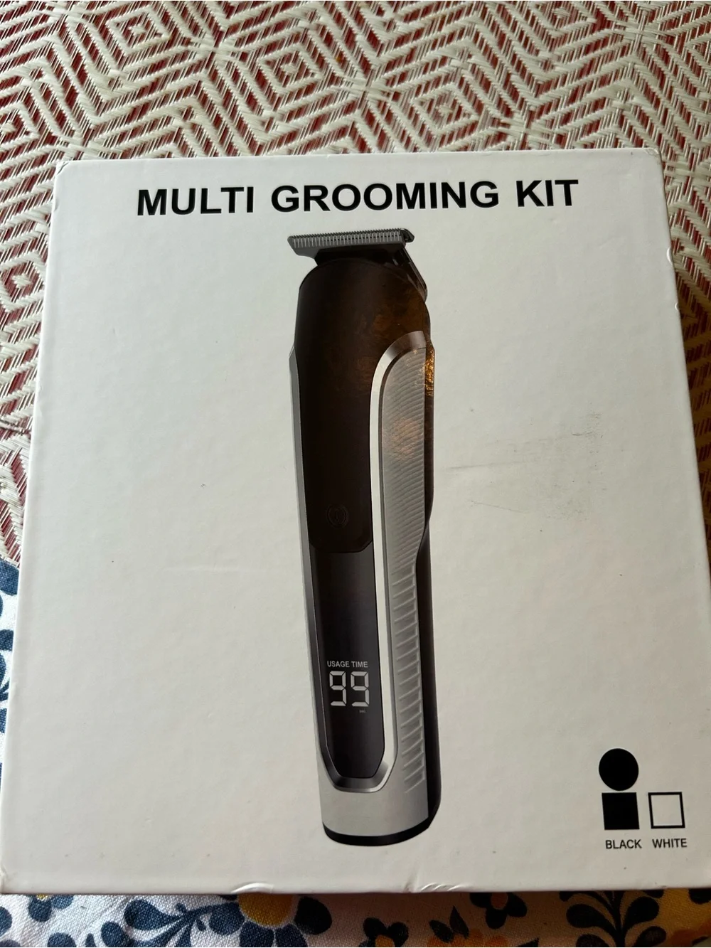 All in One Cordless Mens Beard Grooming Kit, IPX7 Washable Hair Clippers